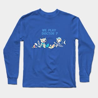 doctor cat Long Sleeve T-Shirt